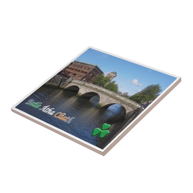 IE008 DUBLIN, Irland Kakelplatta (Sidan)