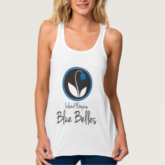 IE Blue Belles tank! Linne Med Racerback