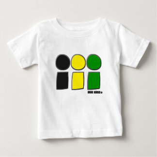 iE KiDZ® 'Jamaica Flagga Färger Baby T-Shirt
