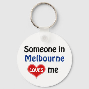 Iemand i Melbourne houdt van me Nyckelring