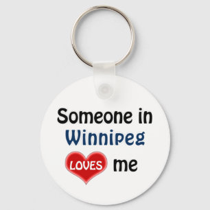 Iemand in Winnipeg houdt van me Nyckelring