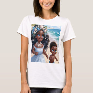 Iemanjá menina t shirt