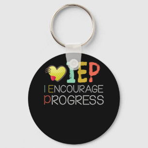 IEP I Uppmuntra Progress Education Lacher Speciell Nyckelring