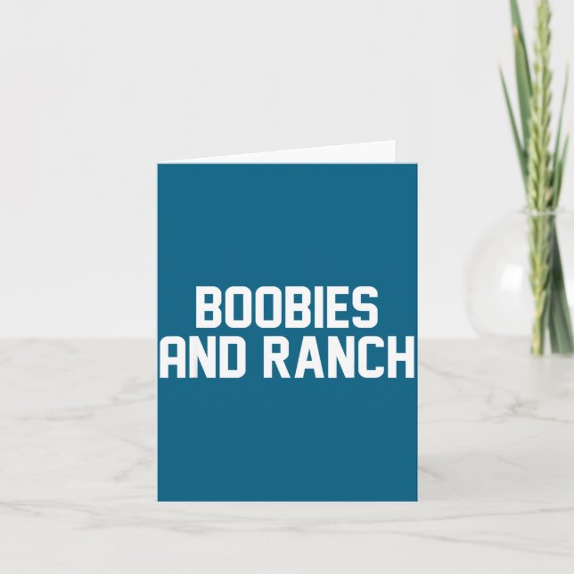 Ies And Ranch Funny Quote  Kort (Framsida)