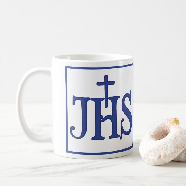 Iesus Hominum Salvator Kaffemugg (Med munk)