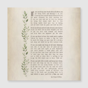 IF, inspirerad dikt av Rudyard Kipling