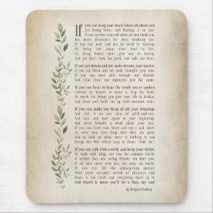 IF, inspirerad dikt av Rudyard Kipling Musmatta