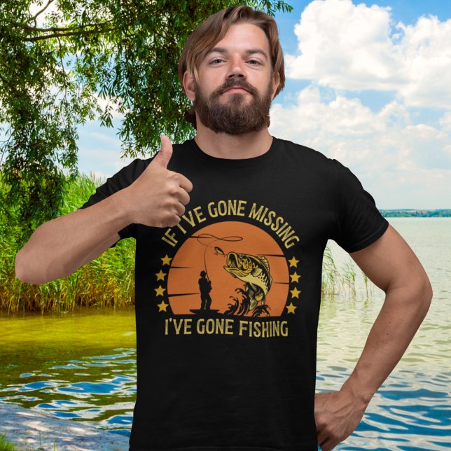 If I've Gone Missing I've Gone Fishing  T Shirt (Skapare uppladdad)