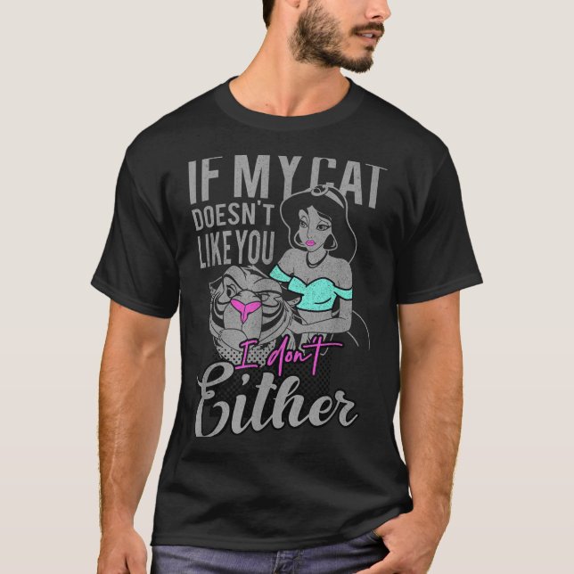 If My Cat Doesn't Like You I Don't  T Shirt (Framsida)