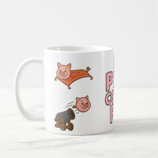 If pigs could fly - fun mug kaffemugg