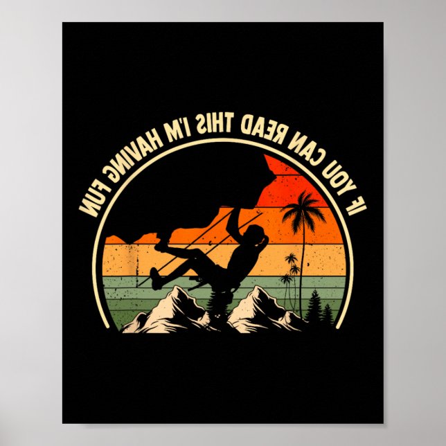 If You Can Read This I'm Having Fun Funny Rock Cli Poster (Framsidan)