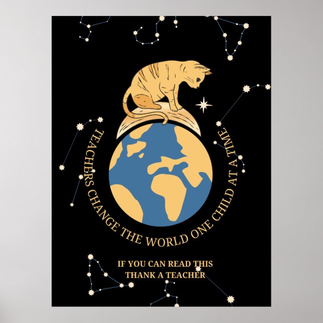 If you can read this thank a teacher poster (Framsidan)