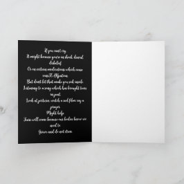 If You Can't Cry Kort