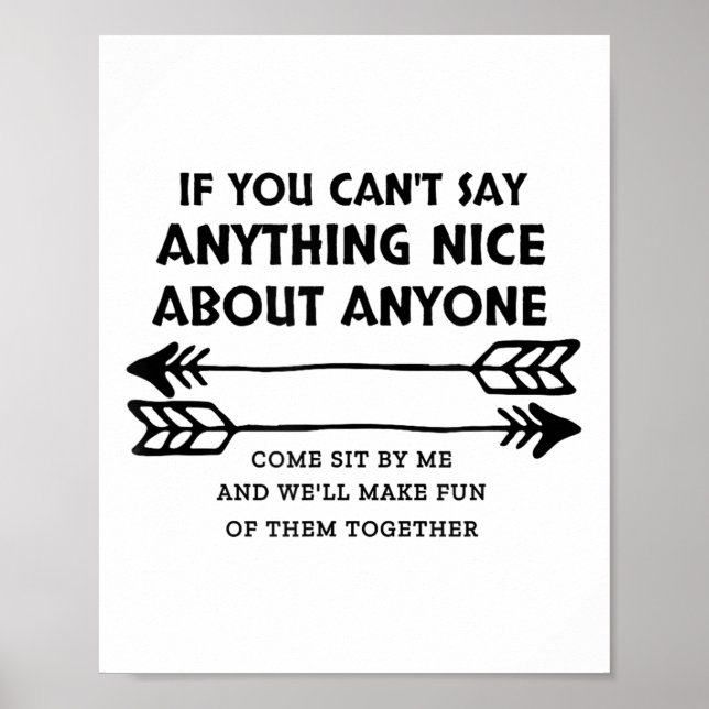 If You Can't Say Anything Nice About Anyone  Poster (Framsidan)