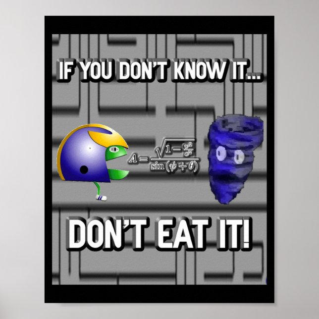 If You Dont Know It Dont Eat It  Poster (Framsidan)
