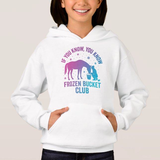 If You Know You Know – Frozen Bucket Club Hoodie T Shirt (Framsida)