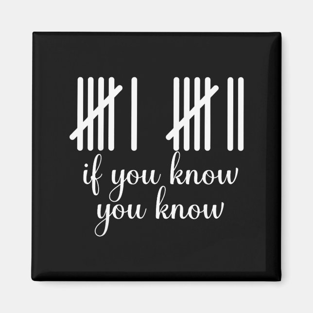 If You Know You Know Funny 67 Meme  Magnet (Framsidan)