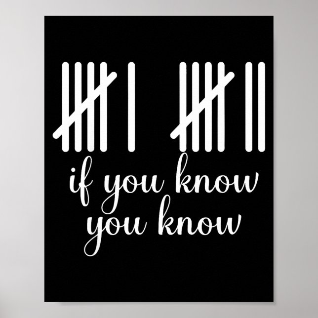 If You Know You Know Funny 67 Meme  Poster (Framsidan)