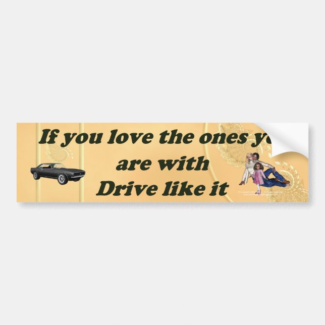 If_You_Love_the_Ones_gold Bildekal (Framsidan)