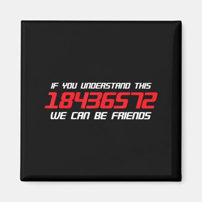 If You Understand This 18436572 Funny Mechanic Car Magnet (Framsidan)