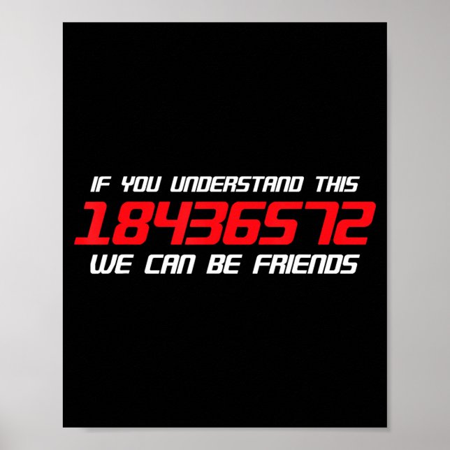 If You Understand This 18436572 Funny Mechanic Car Poster (Framsidan)