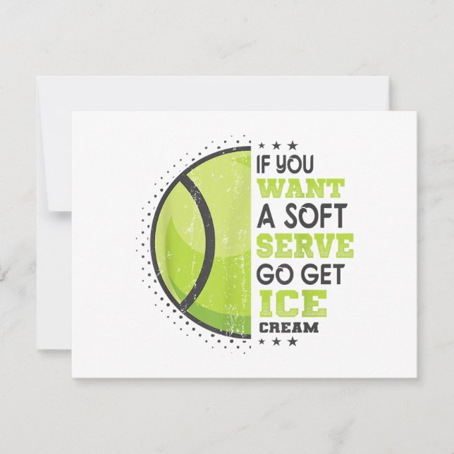 If You Want A Soft Serve Go Get Ice Cream Funny Te (Framsida)
