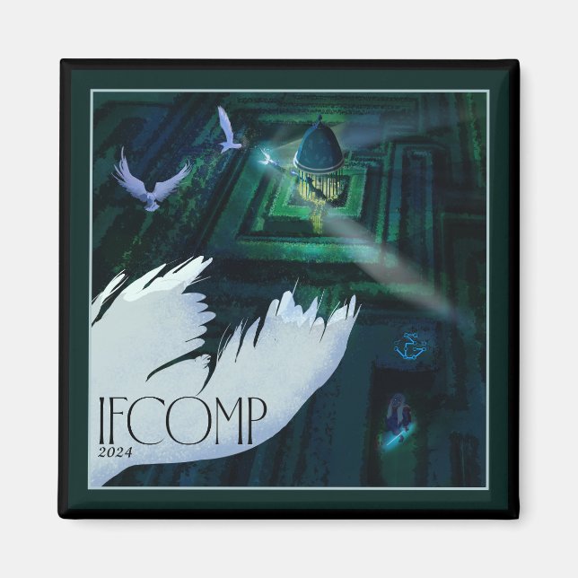 IFComp 2024 Magnet (Framsidan)