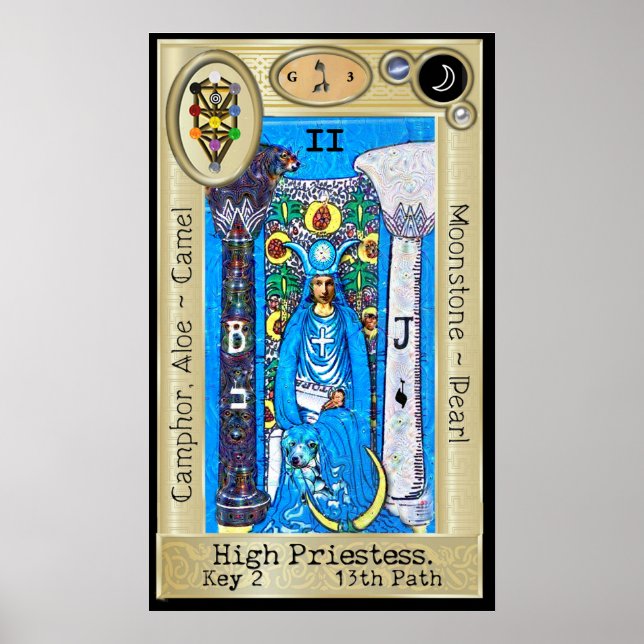 Ifdawn Deepdröm Tarot Nyckel 2 ~ Högt högpris Poster (Framsidan)