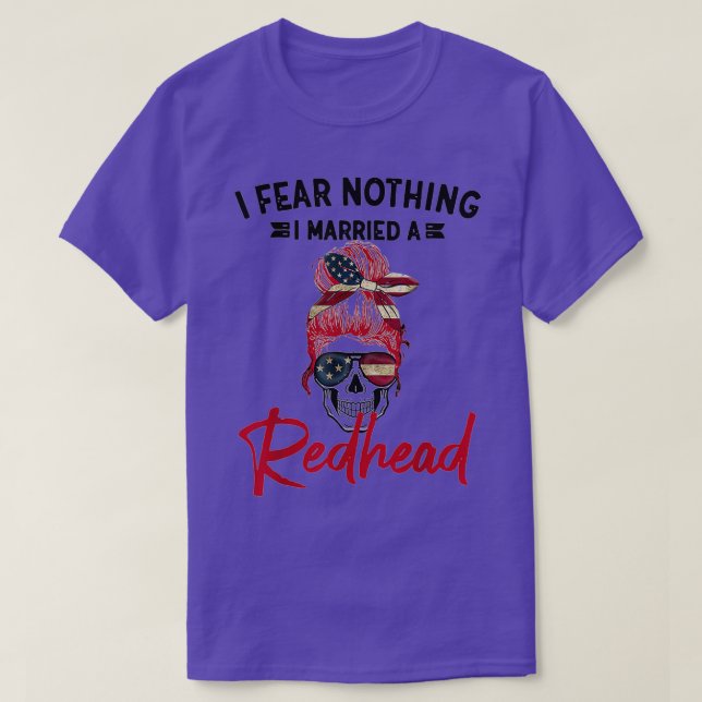 IFearIngentingIMarriedAREJedheadFunnyRedheadGift T Shirt (Design framsida)
