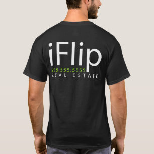 iFlip. Jag bläddrar fastigheten. AffärsPromo Tee