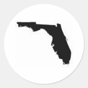iFLORIDA MAP2 Runt Klistermärke
