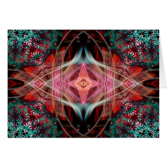 iFractalART-kort Hälsningskort (Framsidan Horizontal)