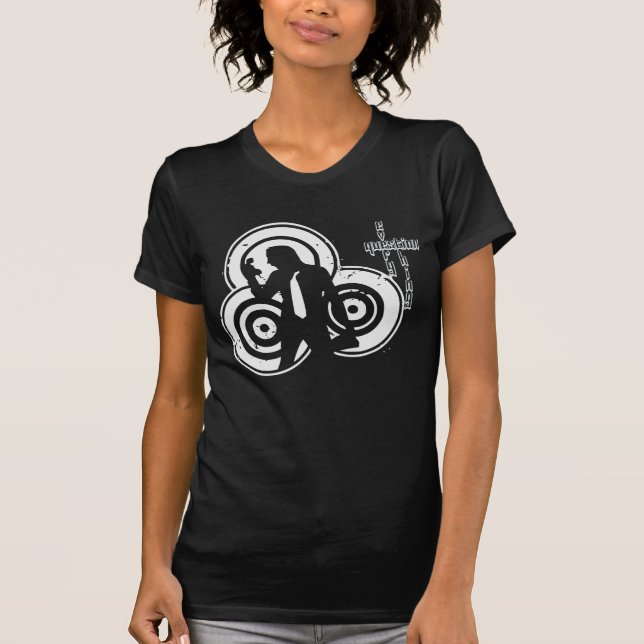 Ifrågasätta allt tee shirt (Framsida)