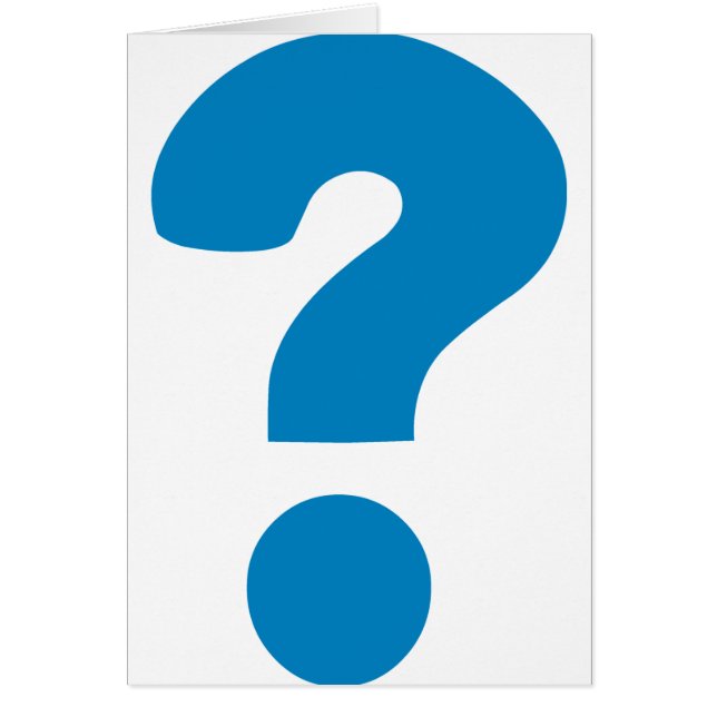 ifrågasätta mark.png hälsningskort (Framsidan)