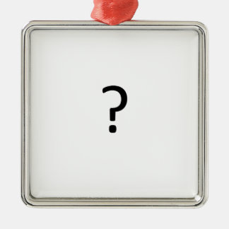 Ifrågasätta markerar julgransprydnad metall