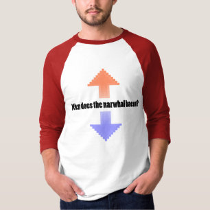Ifrågasätta, när gör den Narwhal baconen Upvot T-shirt