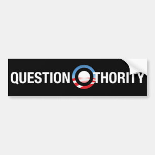 Ifrågasätta O-thority Bildekal