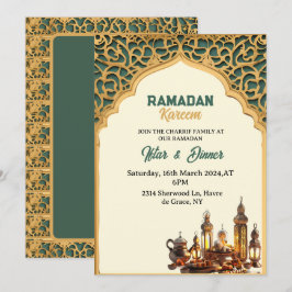 Iftar-fest Ramadan-middag 2025 Inbjudningar