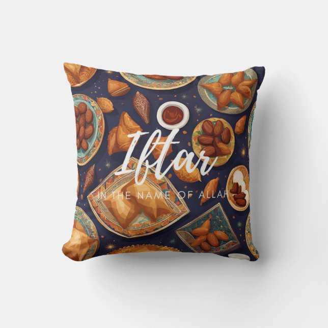 Iftar Food Design Cushion Kudde (Framsida)