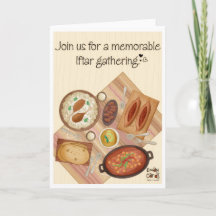 Iftar-inbjudan - Middagsbord