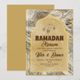 Iftar-middagsinbjudan Ramadan kareem 2025 Inbjudningar