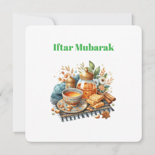 Iftar Middagsinbjudningar Julkort