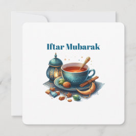 Iftar Mubarak Middagsinbjudningar Julkort