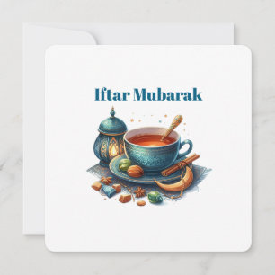 Iftar Mubarak Middagsinbjudningar Julkort