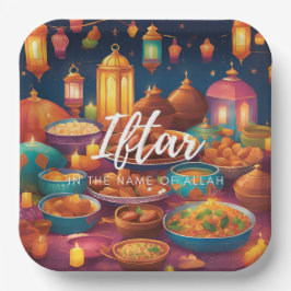 Iftar - Papper engångsskylt