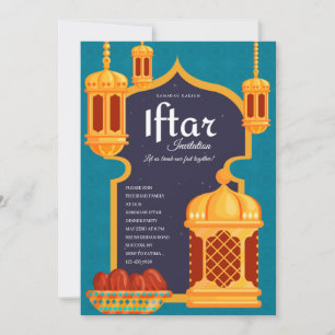 Iftarlyktor Middagsparty Inbjudningar