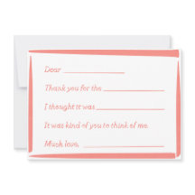 Ifyllnadsbrev "Handskrivna" Tacksamhetsbrev