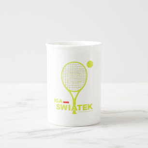 Iga Swiatek, tennisspelare, get, mästare Benporslin Mugg