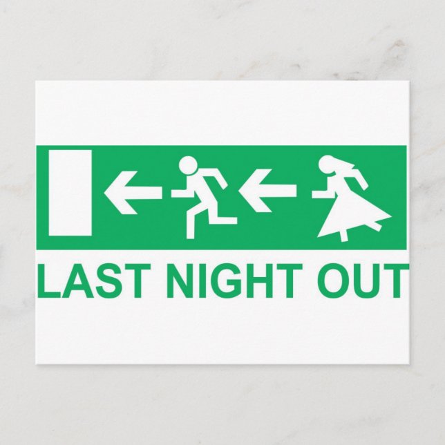 igår kväll ute vykort (Framsida)