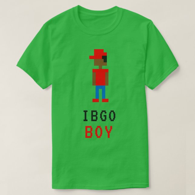 Igbo Boy Long T Shirt (Design framsida)